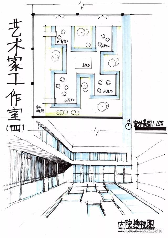 模拟考试评图 | 天大12初试艺术家画廊