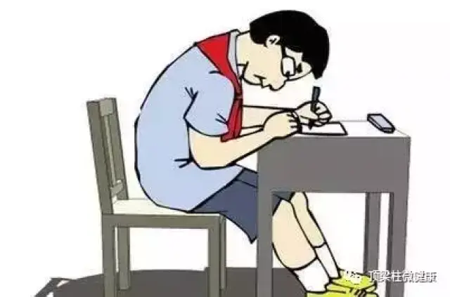 脊柱疾病正呈现逐年增多并逐渐年轻化的趋势,小学生读书写字姿势不好
