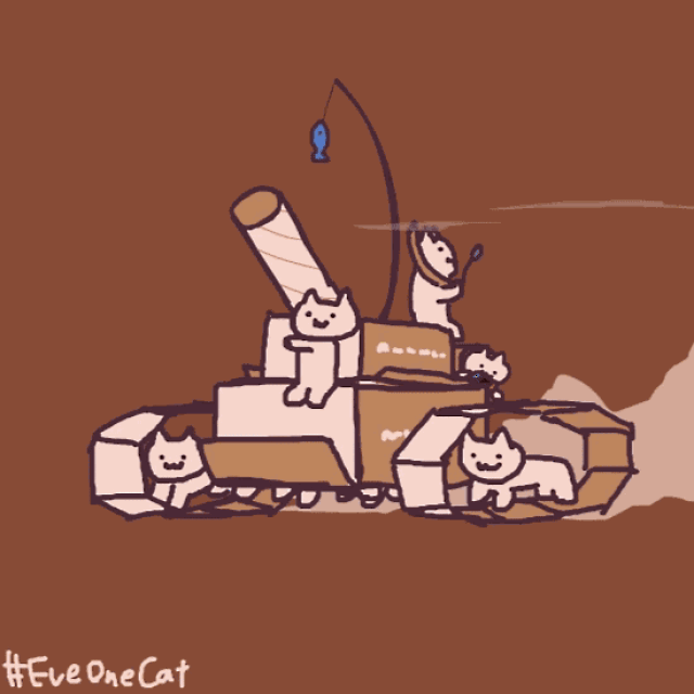 #eveonecat# 一组喵星人动图让你乐翻天