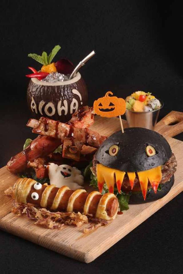 charlie"s burger丨查理餐厅万圣节套餐带给你 a special halloween