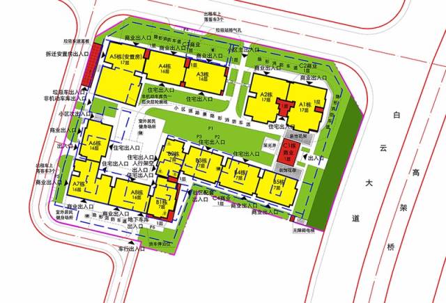 昨日,广州市国土资源和规划委员会对该地块的商业住宅楼规划进行批后