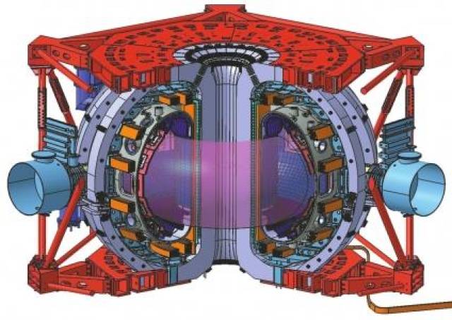 磁约束核聚变示范堆示意图
