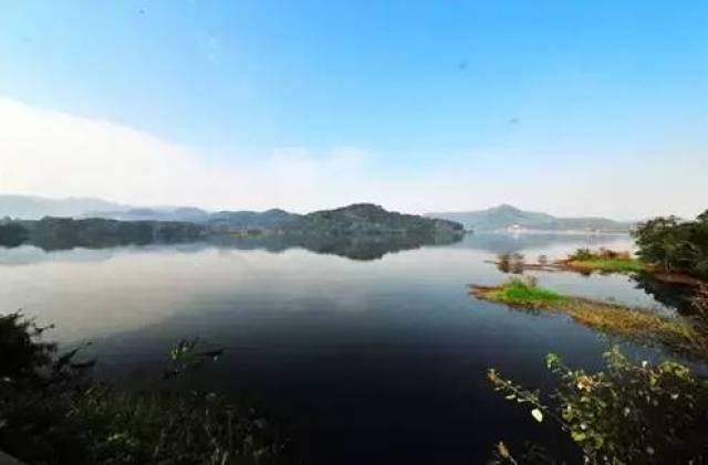 徜徉秋日湖光 来庐江汤池金汤湖!
