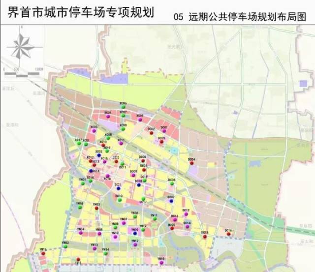 60处停车场7770个泊位 界首市城市停车场专项规划公布