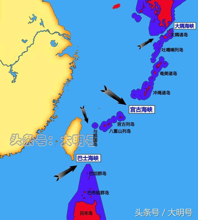 [转帖]中国东进太平洋的国际水道有哪些?3海里领海宽度