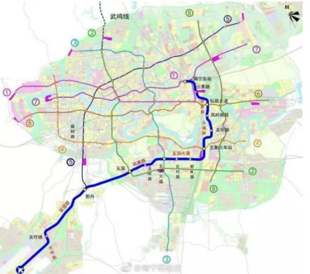有地铁可以直达吴圩机场?武鸣花花大世界坐地铁也能到?这个消息厉害了