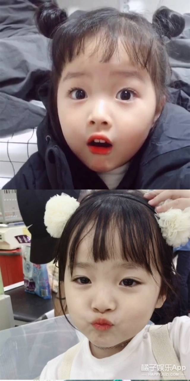 这个小女孩名叫权律二,2013年出生的宝宝,今年也才4岁,是最近韩国很火