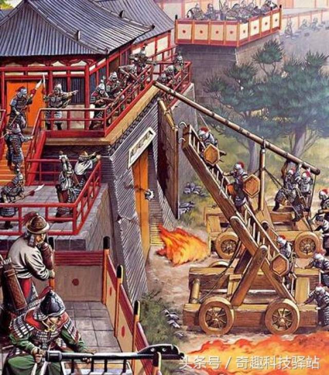 外国刊登的中国古代战争场面:武器太强大