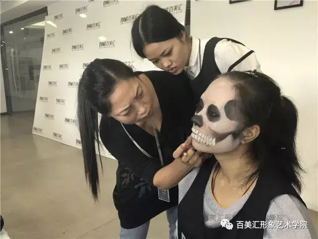 万圣节妆容第三弹之骷髅妆