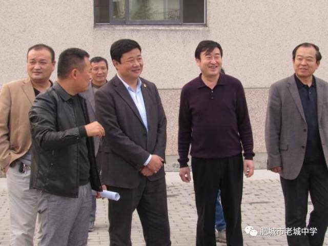 肥城市教育局长赵永军视察我校全面工作