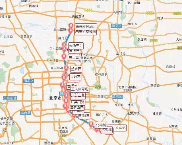 北京地铁3号线 (注:最终以相关部门规划实际情况为准)