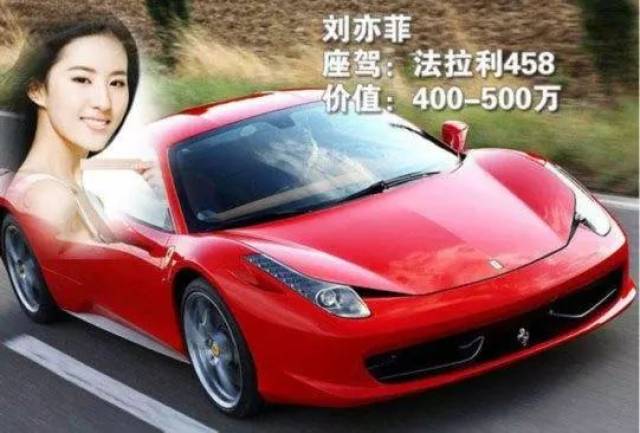 【明星座驾】明星都开什么车?万元轿车至千万级跑车全