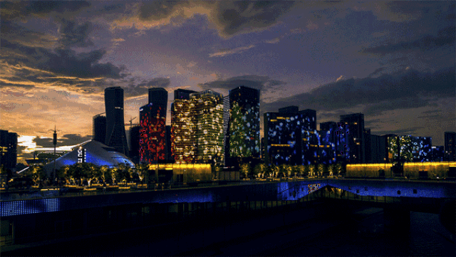 壁纸 夜景 600_338 gif 动态图 动图