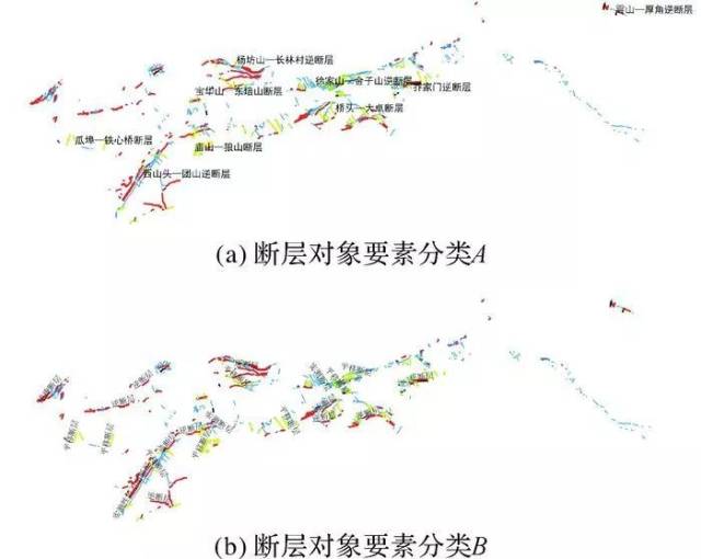 图 15(a)是以《宁镇山脉地质志》自然语言(徐家山—金子山逆断层,杨