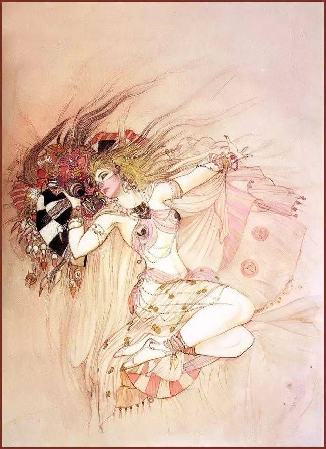 天野喜孝百张人设,不愧日本插画大神!