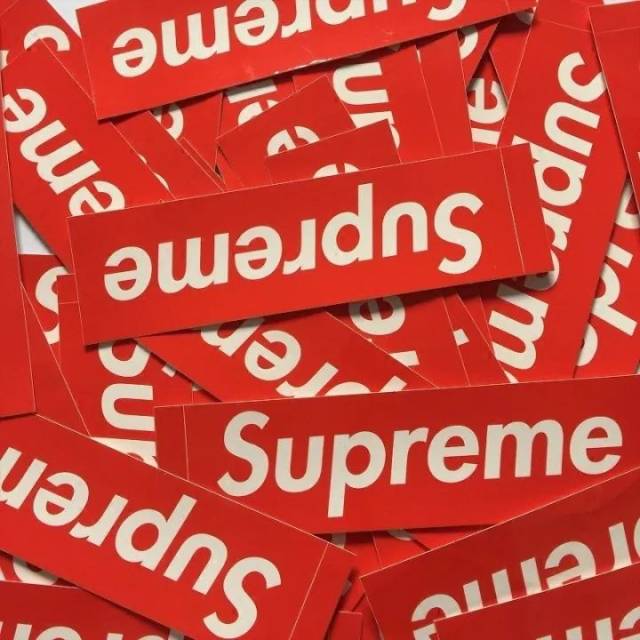 4. supreme box logo 贴纸