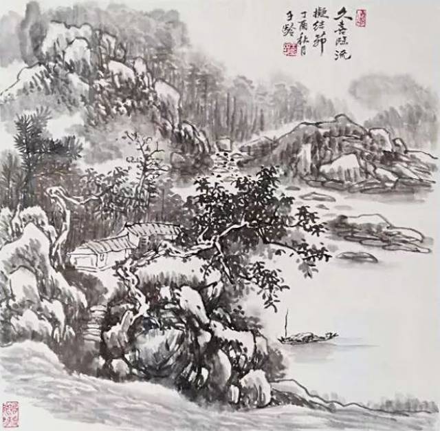 "笔墨之道——王子龄山水画展"今天上午在合肥-久留米