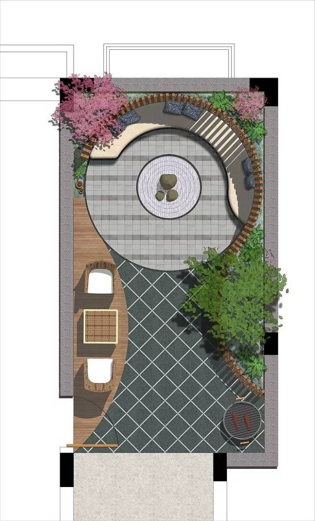个性:传统花卉,旋转木马,球形器皿,规则的意大利式建筑,古代建筑小品