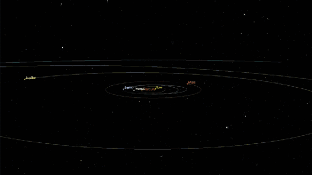 首次发现的星际访客 正在离开太阳系