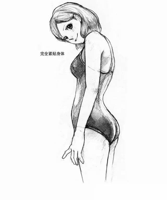 从死库水到比基尼,泳装原来这么画