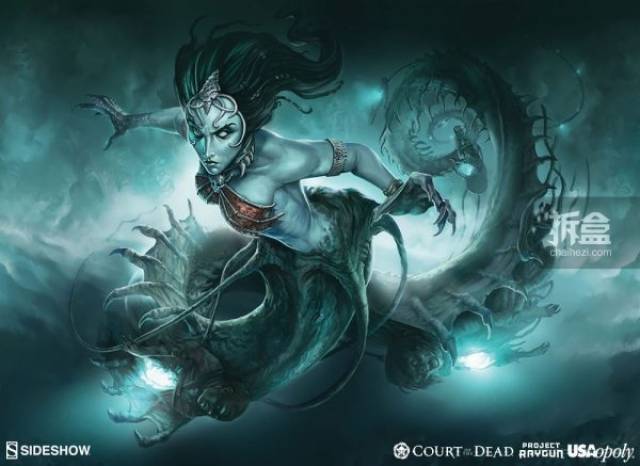 sideshow「死亡法庭」court of the dead 拼图:海妖,死神