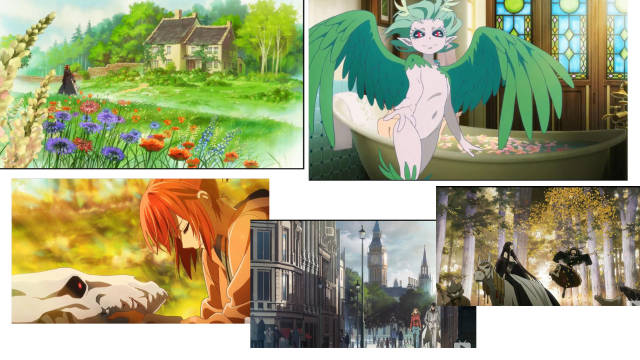 10月新番魔法使的新娘,这部动漫在日本评分甚高,在国内却无人问津