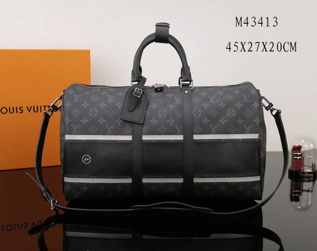 实测lvkeepall 45 旅行袋m43413