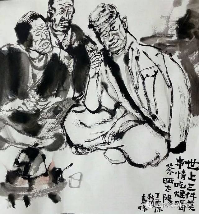 武山藉著名画家张春晖《乡情,乡土——武山风情篇》中国画作品展