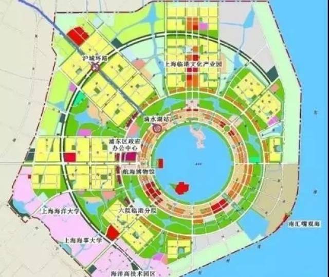 (南汇新城区划图)