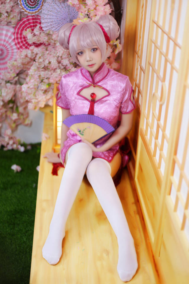 王者荣耀 小乔汉服旗袍 cosplay