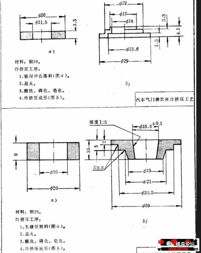 冷挤压产品模具,和大家分享!