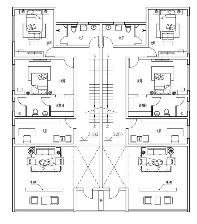 易盖房图纸:海南三亚农村别墅,建筑面积将近2000平,度假好去处