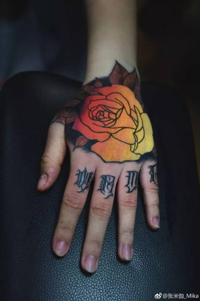 纹身师 tattooer yztattoo-张米伽mika 美式