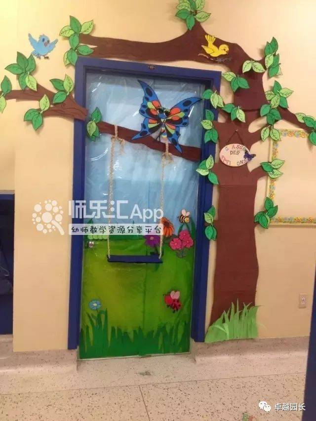 【多图】幼儿园教室门的装饰创意!