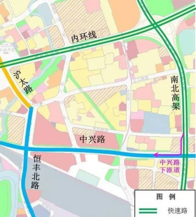 静安南北高架中兴路下匝道最新情况一览!出行更方便!