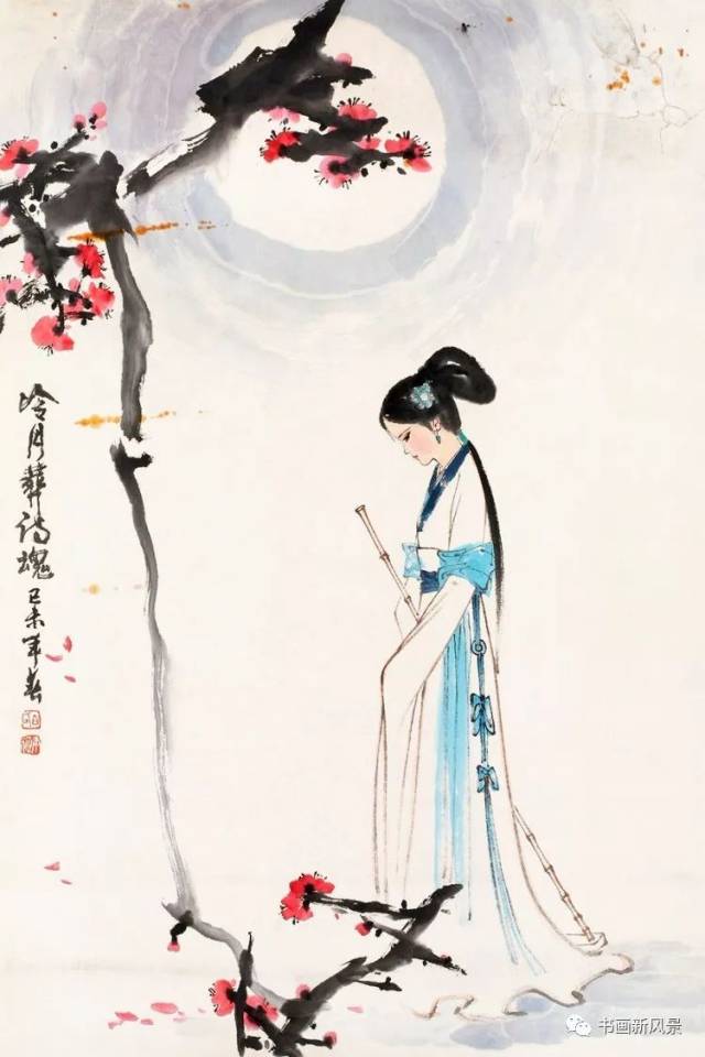 白庚延(1940-2007),著名国画家,曾任天津美院教授,硕士生导师.