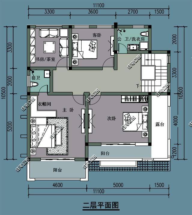 公众号:住宅公园,500套农村自建房图纸,乡村别墅私人定制