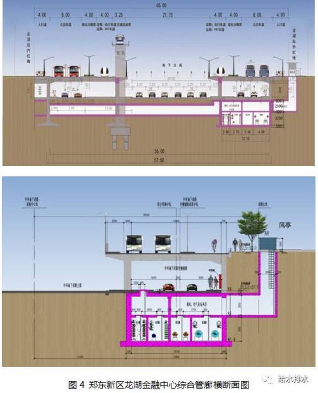 综合管廊布局与区域总体规划发展及布局一致,与城市结构形态协调一致