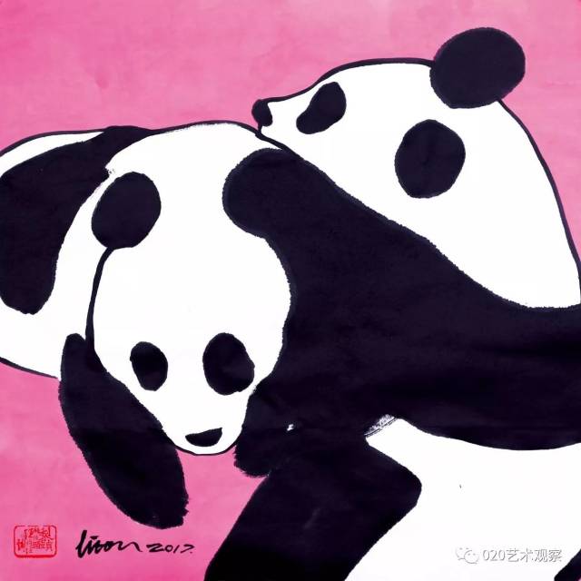 黎头后波普世界happy panda快乐熊猫展在天河购书中心