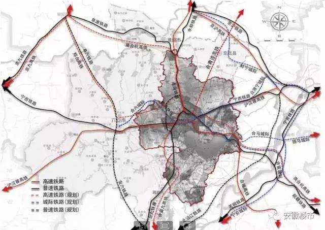 到 2020 年底,合肥铁路客运枢纽 形成"三主四辅"布局 / 7大火车站