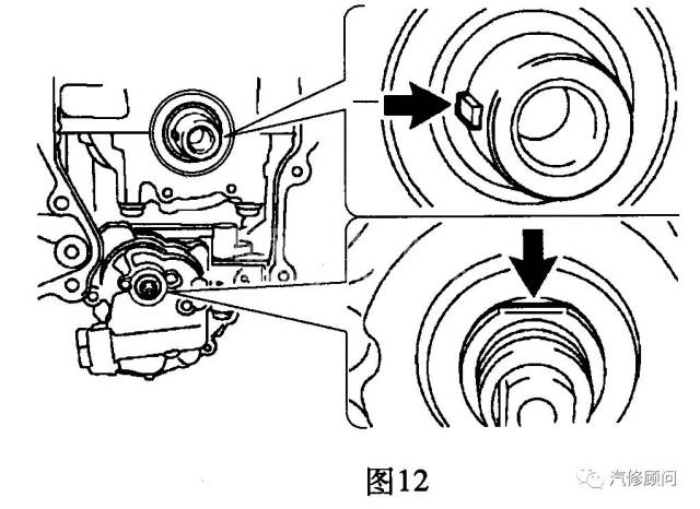 【汽车正时】丰田rav4(2. 0l 1az- fe)发动机正时校对