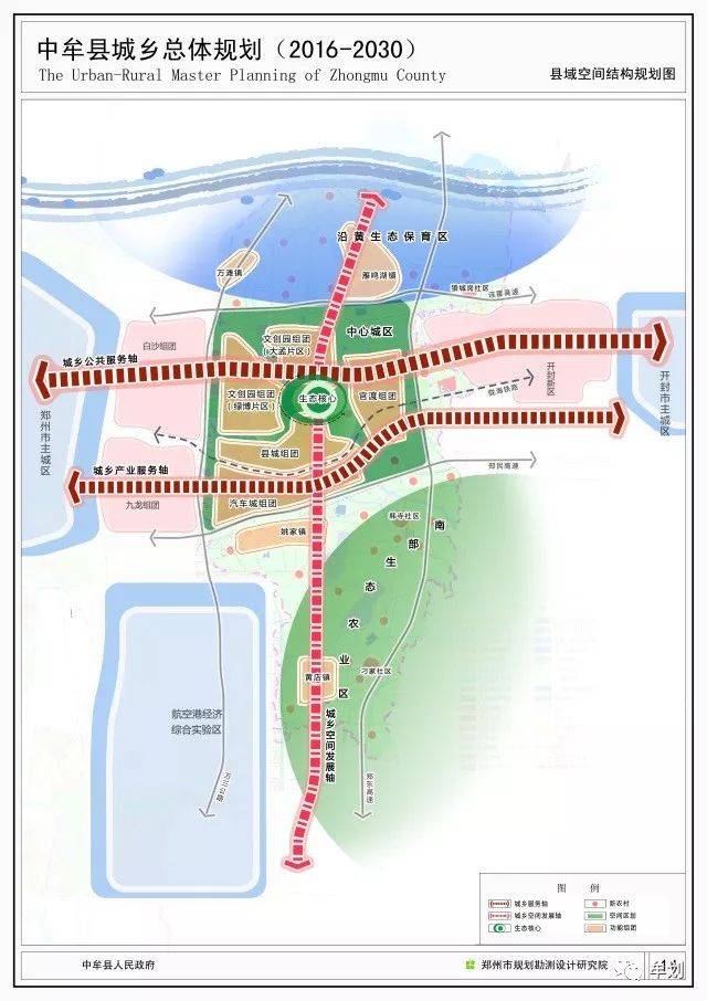 城事丨中牟县城乡总体规划(20162030)正式公布!附规划图!