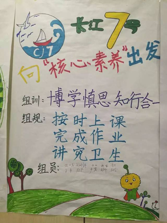 这一天,学员们也展示了昨天的"课后作业"——小组文化名片的海报展示
