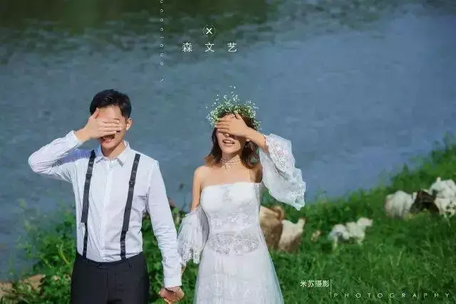 森系婚纱照图片小清新_日系小清新婚纱照