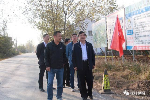 巢湖市人大常委会主任周恩平一行赴栏杆集镇考察