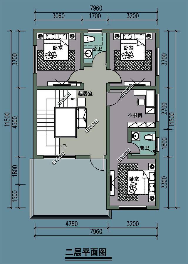 农村婆婆自建小别墅,为了媳妇居然来请设计师,8米x11米含平面图