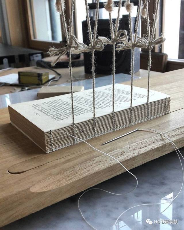 一本法式精装书(french binding)的制作过程