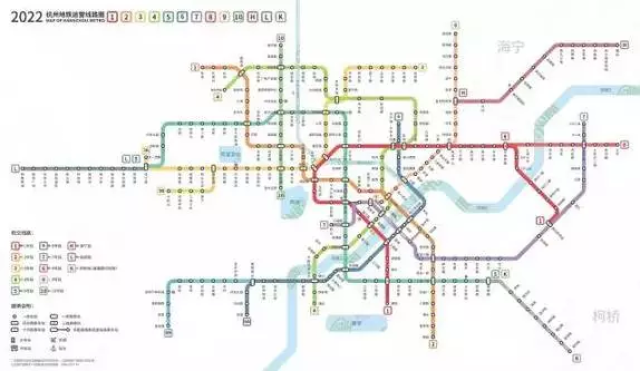 杭州10条地铁线路全部确定 有你想去的地方吗