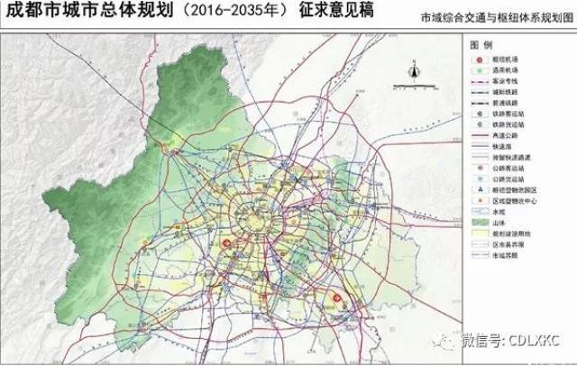 成都新规划从阳光城引出直通简州新城的蜀都大道