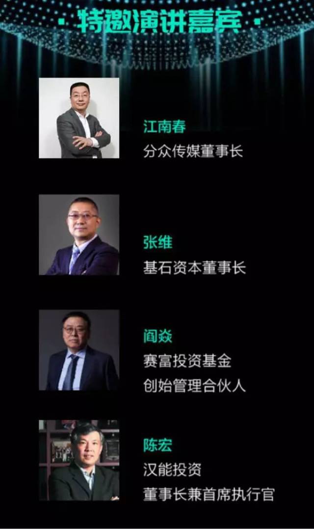 为主题,齐聚了赛富投资基金创始管理合伙人阎焱,源星资本董事长卓福民